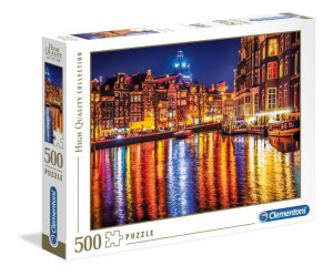 Clementoni Puzzle 500el Amsterdam nocą