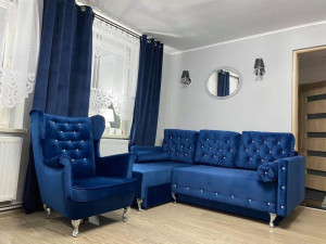 Zestaw Narożnik Eliza + Fotel Uszak Transport Gratis