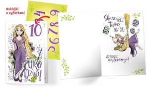 Kartka urodzinowa dla dziewczynki DSK22