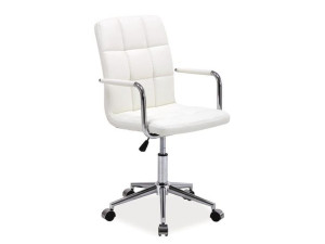 Fotel Obrotowy Q-022 Biały