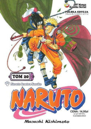 Manga Naruto Tom 20 (Naruto kontra Sasuke)