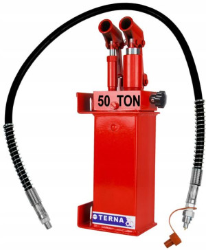 Pompa Hydrauliczna 50 Ton 2 Tłoki Z Wężem