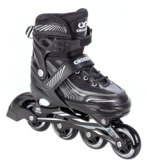 Rolki Croxer Optima Black 31-34 Kauczuk Abec7
