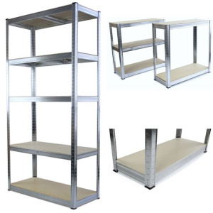Regał Magazynowy Metalowy Stojący 180cm X 90cm X 40cm 100kg