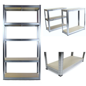 Regał Magazynowy Metalowy Stojący 180cm X 90cm X 40cm 175kg