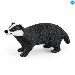 Schleich 14842 BORSUK figurka premium Wild Life