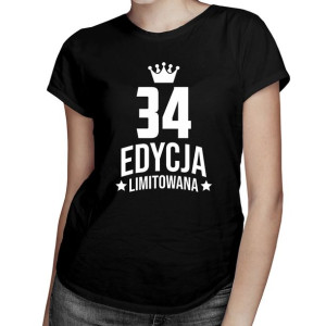 34 lata Edycja Limitowana - oryginalny prezent na urodziny