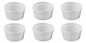 PORCELANA Miseczka CREME BRULLE forma do muffinek suflet x 6