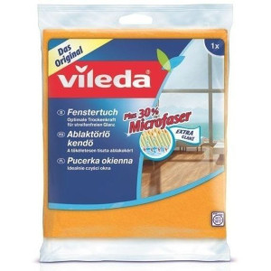 Ścierka okienna Vileda +30% mikrofibra pomarańczowy
