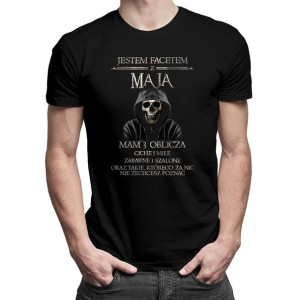 Jestem facetem z maja. Mam 3 oblicza - koszulka urodzinowa