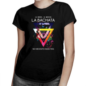 La noche La musica La BACHATA - koszulka dla tancerki