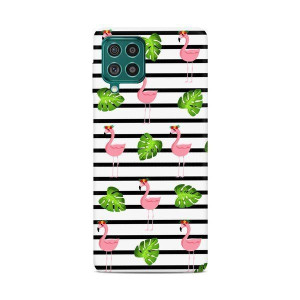 Casegadget Etui Nadruk Flamingi I Liście Samsung Galaxy F62 / M62