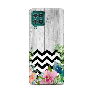 Casegadget Etui Nadruk Szare Drewno Samsung Galaxy F62 / M62