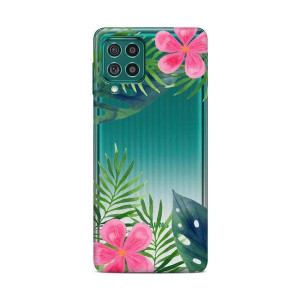 Casegadget Etui Nadruk Liście I Kwiaty Samsung Galaxy F62 / M62