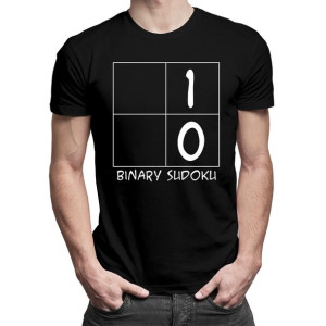 Binary Sudoku - koszulka dla komputerowca
