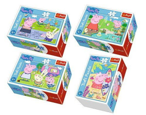 Puzzle 54el - Mini Peppa, Wesoły dzień świnki Peppy
