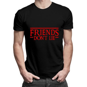 Friends don't lie - męska koszulka z nadrukiem prezent