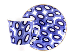 Filiżanka ze spodkiem porcelana Bone china Łomonosow  165ml