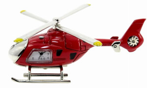 Piękny model śmigłowca z zegarkiem dla pilota helikoptera na prezent