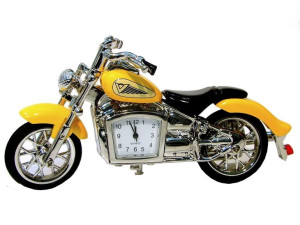 Prezent dla motocyklisty motorek z zegarkiem metalowy jak Harley Davidson