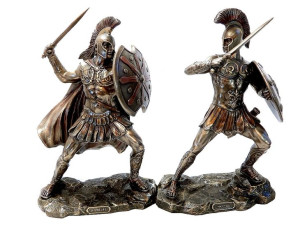 Hektor i Achilles pojedynek herosów spod Troi rewelacyjna scena walki grawe