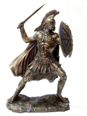 Figurka Achillesa bohater grecki spod Troi mitologiczny heros grawer opcja