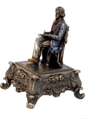 Figurka Ludwig Van Beethoven pozytywka z melodia V symfonia