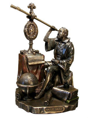 Figurka Galileusz, Galileo Galilei włoski astronom  grawer