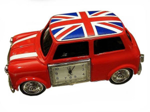 Model Mini Morrisa z zegarkiem metalowy prezent grawer opcja