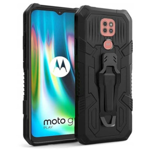 Etui MOTOROLA MOTO G9 PLAY Pancerne Nexeri Tank Case czarne