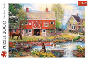 Puzzle 2000 Sielskie Życie Trefl