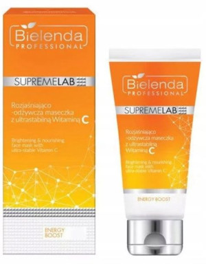 BIELENDA SUPREMELAB Energy Boost maseczka z wit. C