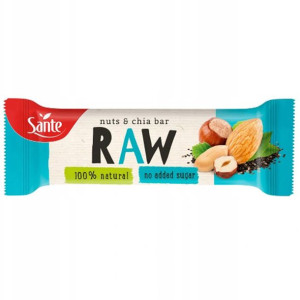 SANTE Raw Bar 35g BATON ENERGETYCZNY Nuts Chia