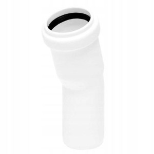 Kolano 15° 32 Mm Kanalizacyjne Wew. Białe Pcv Pp