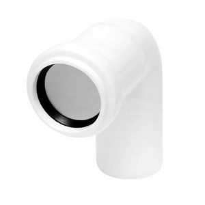 Kolano 90° 32 Mm Kanalizacyjne Wew. Białe Pcv Pp