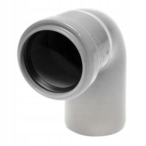 Kolano 90° 50 Mm Kanalizacyjne Wew. Szare Pcv Pp