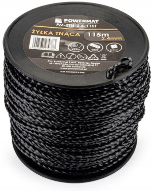 Żyłka Do Głowicy Kosy Spalinowej 2,40x115m 4-kątna / Pm0980