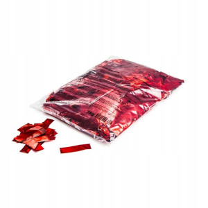 Metallic confetti Red 55x17mm - MagicFX