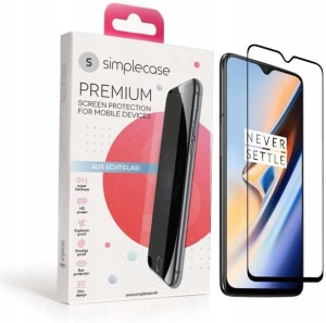 Simplecase szkło pancerne One Plus 7 3D black 1sz.
