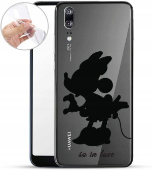 DISNEY Etui Huawei P20 clear silikonowe Minnie