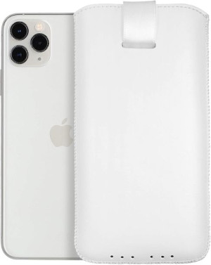 Mumbi Etui skórzane do iPhone 11 Pro Max białe
