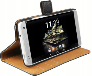 Mumbi Etui skórzane do HTC One Mini czarne