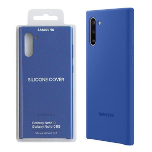 Etui silikonowe do Galaxy Note 10 5G Niebieskie
