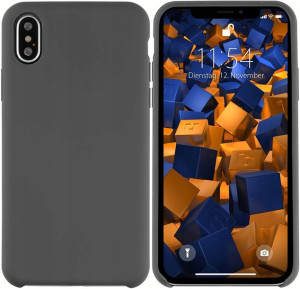 Mumbi Etui szare iPhone X wytrzymałe case obudowa