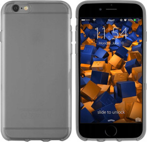 Mumbi Etui iPhone 6 / 6S szare przezroczyste
