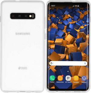 Mumbi Etui Samsung Galaxy S10+ przezroczyste białe