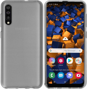 Mumbi Etui Samsung Galaxy A50 przezroczyste czarne
