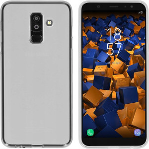 Mumbi Etui Samsung Galaxy A6+ przezroczyste białe