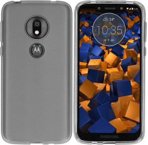 Mumbi Etui czarne clear Motorola Moto G7 Play