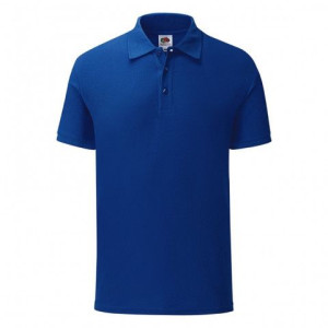 Koszulka męska Iconic Polo z odrywaną metką Fruit of the Loom Cobalt Blue M